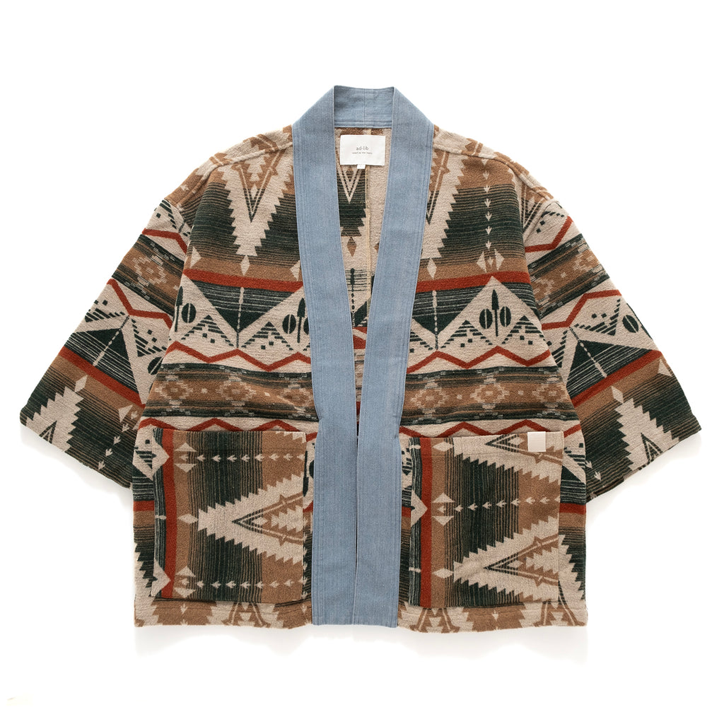 (YJ342) Tribal Pattern Kimono
