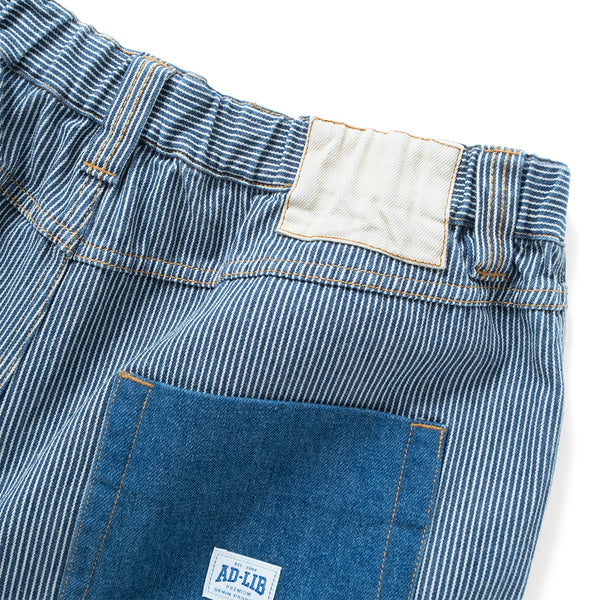 (SP434) Denim Stripes Shorts