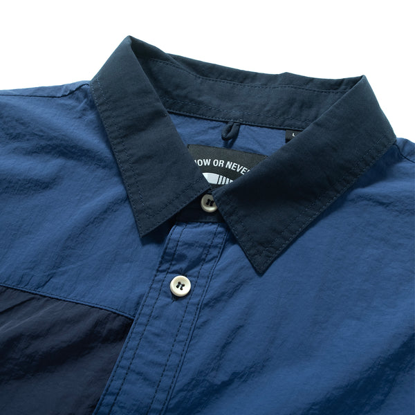 (ST505) Tech Patchwork Shirt