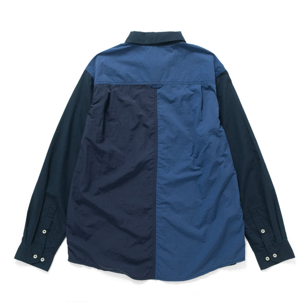 (ST505) Tech Patchwork Shirt