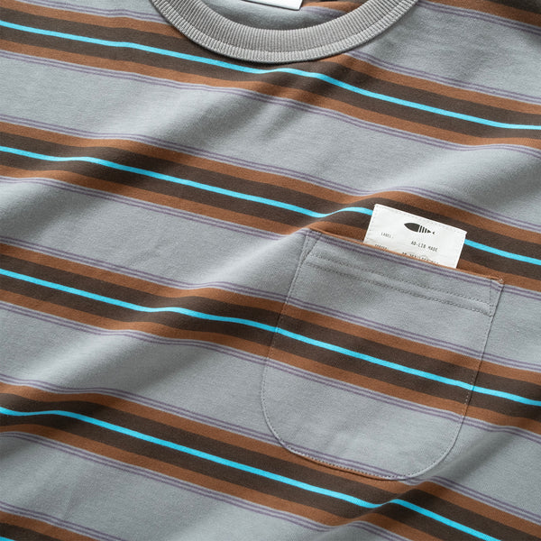(TP1802) Stripes Pocket Tee