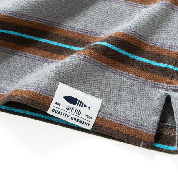 (TP1802) Stripes Pocket Tee