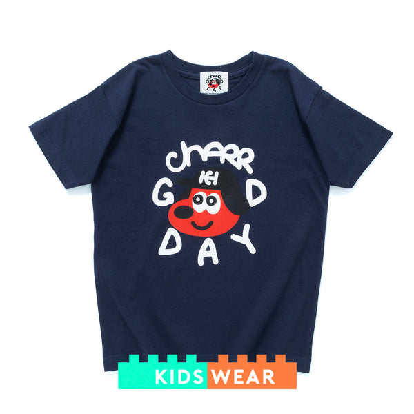(EX687) Kids Logo Face Graphic Tee