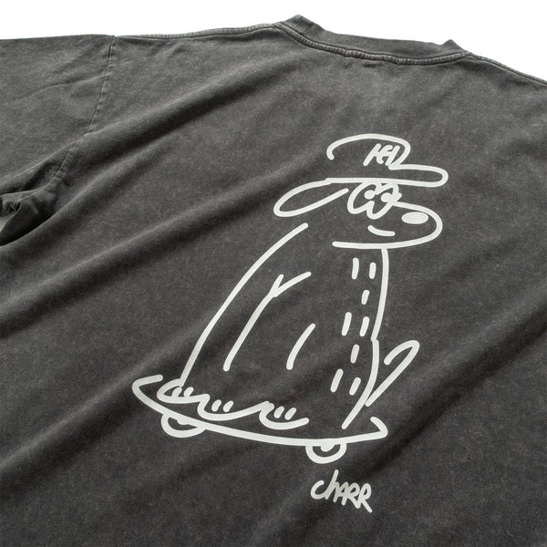 (EX683) Embroidery Washed Tee