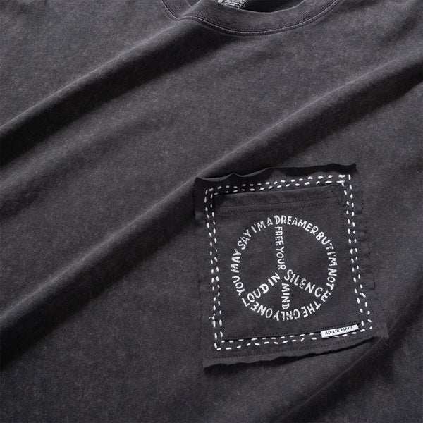 (ZT1808) Loud in Silence Pocket Tee