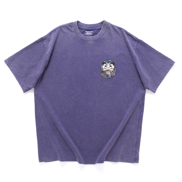 (ZT1859) Lucky Daruma Embroidery Tee