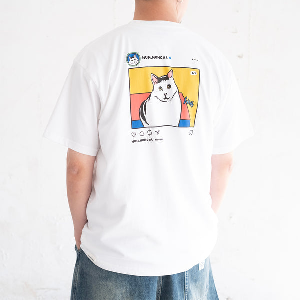 (ZT1868) Huh Cat IG Graphic Tee