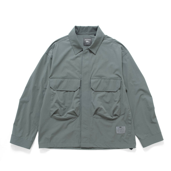 (JK432) Cool Touch Shirt Jacket