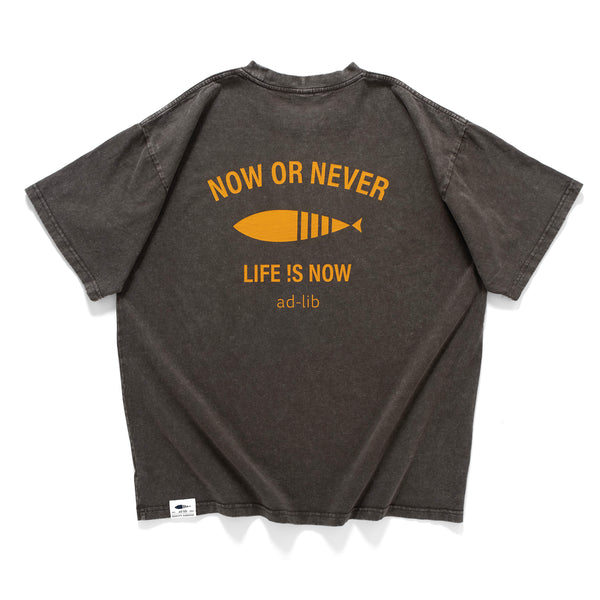 (ZT1582) Life !s Now Graphic Tee (Online Exclusive)