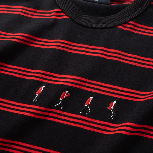 (TP1816) MJ Embroidery Stripes Tee