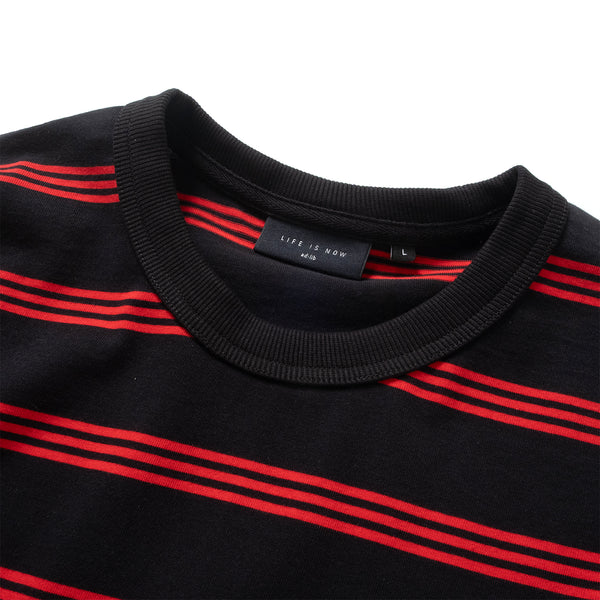 (TP1816) MJ Embroidery Stripes Tee