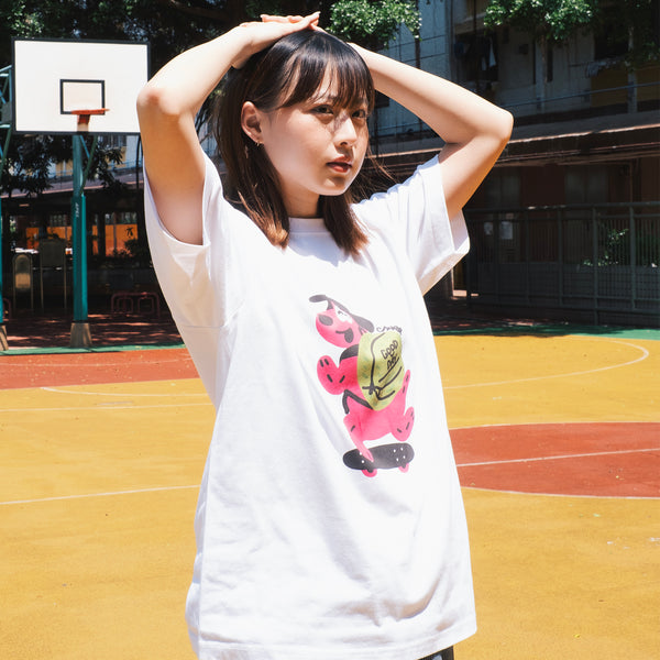 (EX684) Skater Dog 圖案 Tee