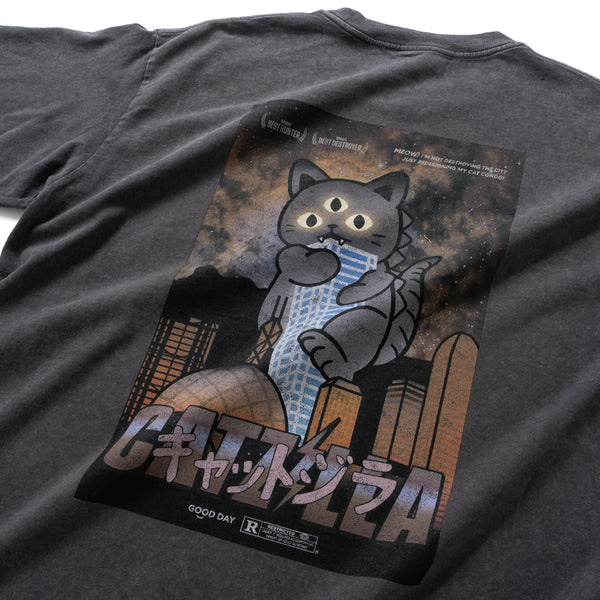 (ZT1877) Catzilla Movie 圖案 Tee