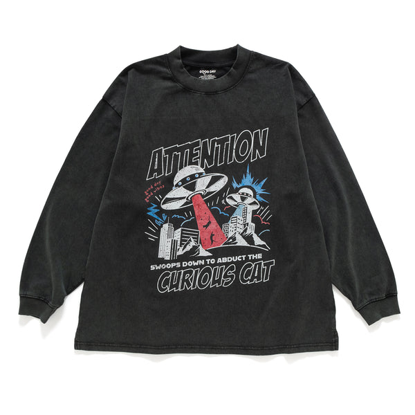 (ZT1595) UFO Graphic Long Sleeve Tee