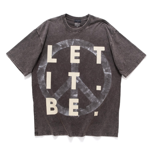(ZT1875) LET IT BE Message Tee