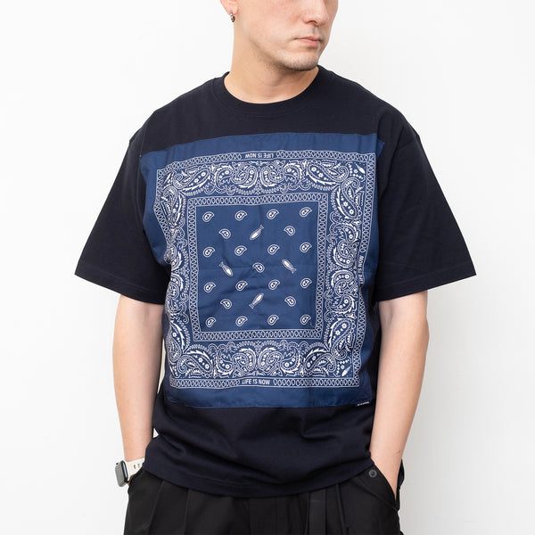 (ZT1854) Bandana Patch Tee