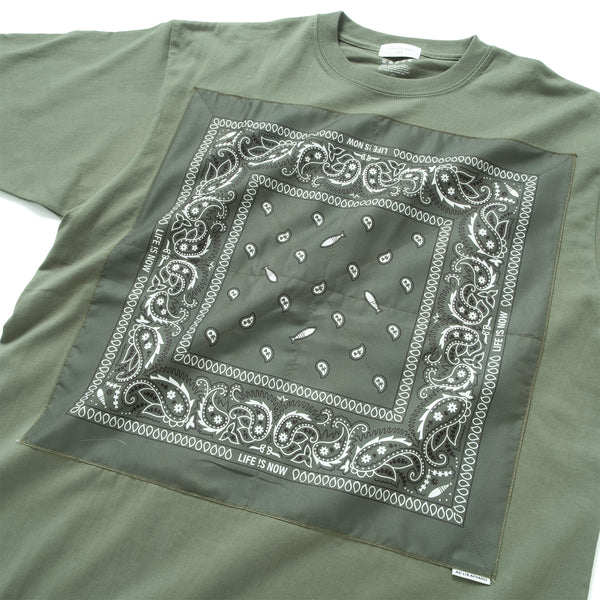 (ZT1854) Bandana Patch Tee