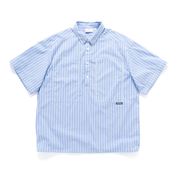 (ST528) 2 Ways Stripes Shirt