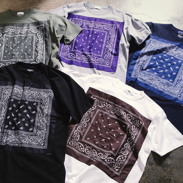 (ZT1854) Bandana Patch Tee