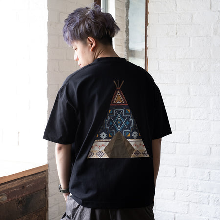 (ZT1300) PJai in Blue Graphic Tee