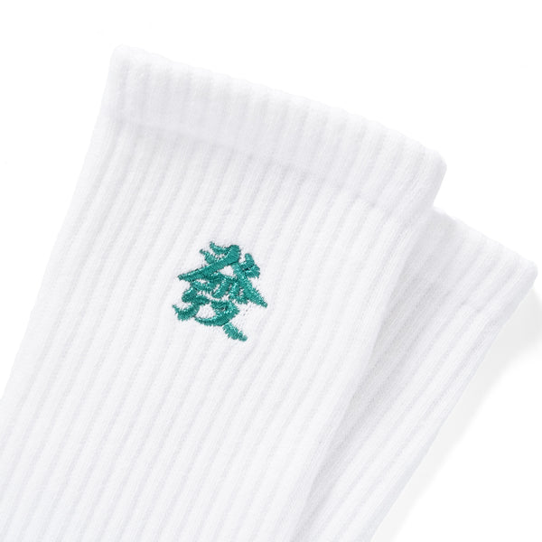 (ZA096) Mahjong Rich Embroidery Socks
