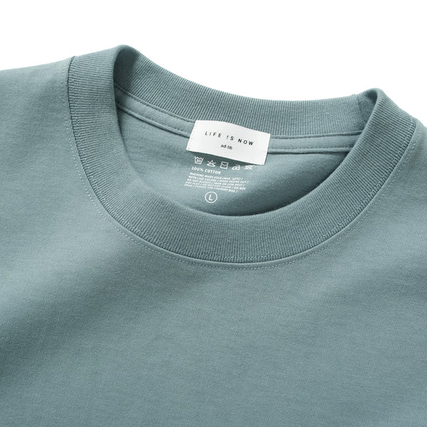 (ZT1861) Double Fake Layer Pocket Tee
