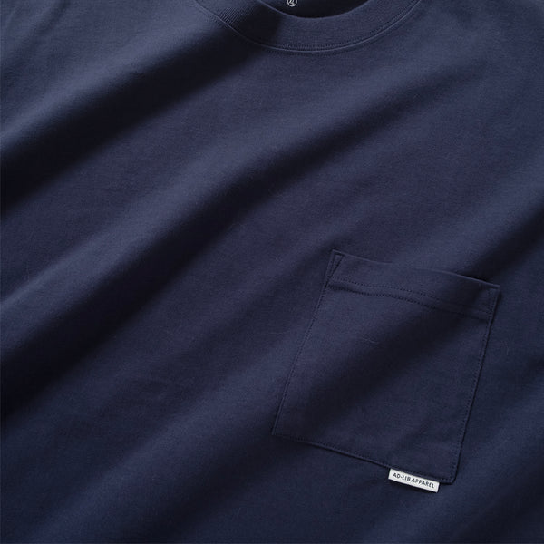 (ZT1861) Double Fake Layer Pocket Tee