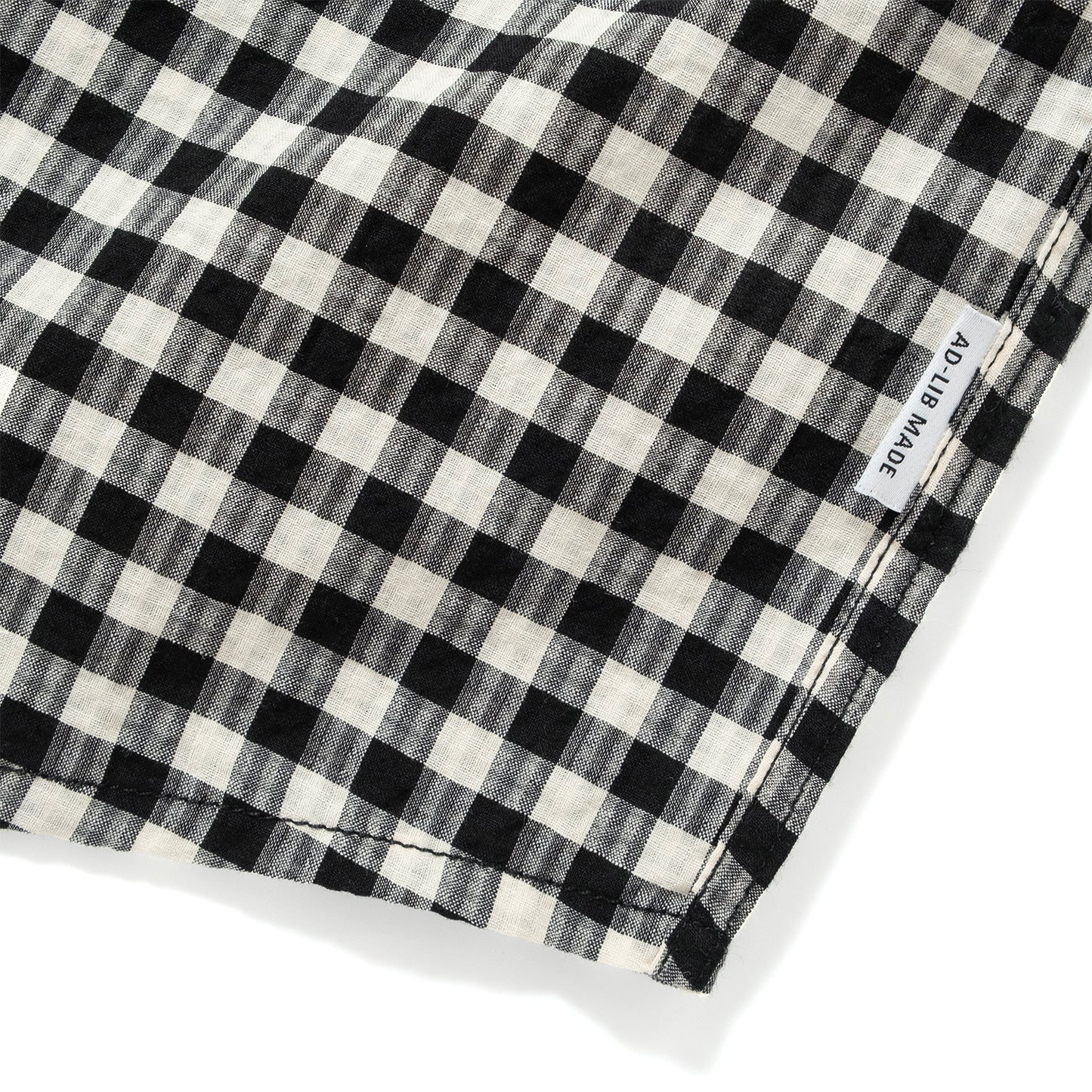 (ST522) Vinyl Check Shirt
