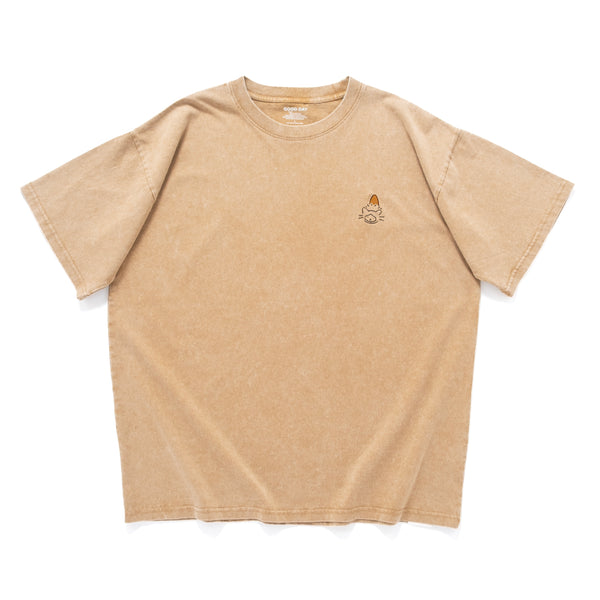 (EX700) Cheerful Cats Embroidery Graphic Tee
