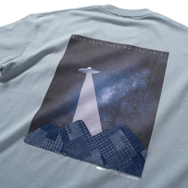 (ZT1881) UFO Patchwork Pocket Tee