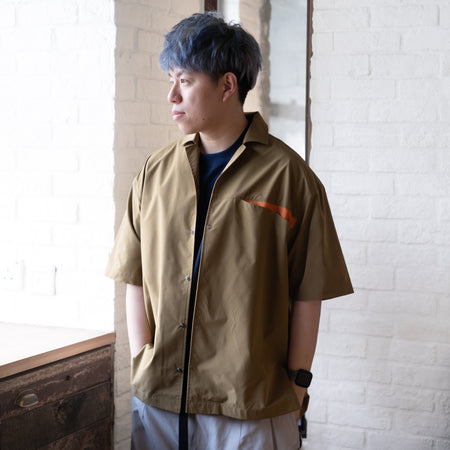 (ST301) Japan Fabric Patchwork Pocket Shirt