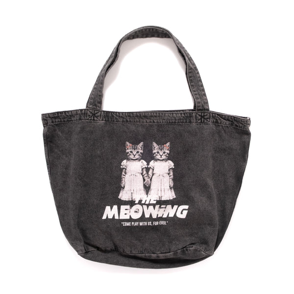 (ZB579) The Meowing Cats 圖案洗水帆布袋