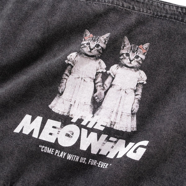 (ZB579) The Meowing Cats 圖案洗水帆布袋
