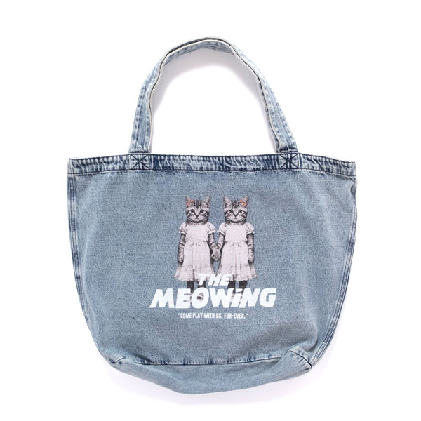 (ZB579) The Meowing Cats 圖案洗水帆布袋