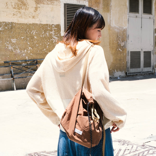 (BA572) 2 Ways Drawstring Bag