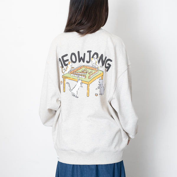 (ZW465) Meowjong圖案衛衣