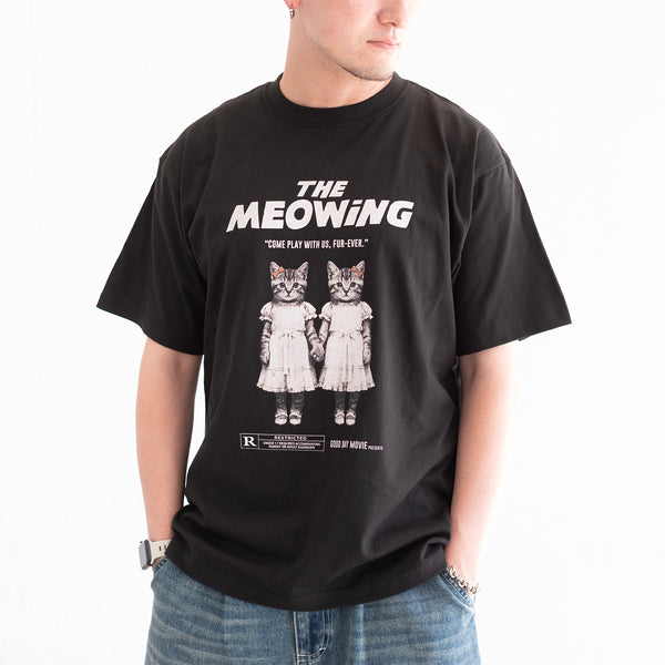 (ZT1889) The Meowing Cats 圖案 Tee