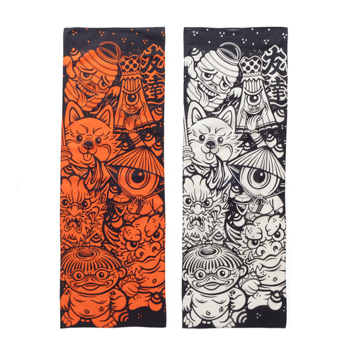 (EX564) Characters Graphic Tenugui