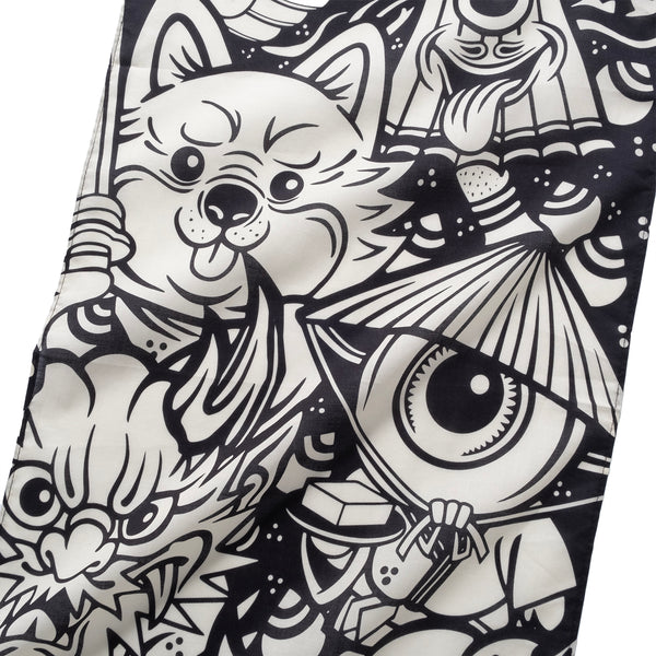 (EX564) Characters Graphic Tenugui