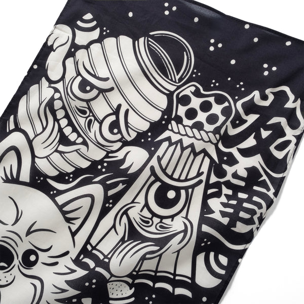 (EX564) Characters Graphic Tenugui