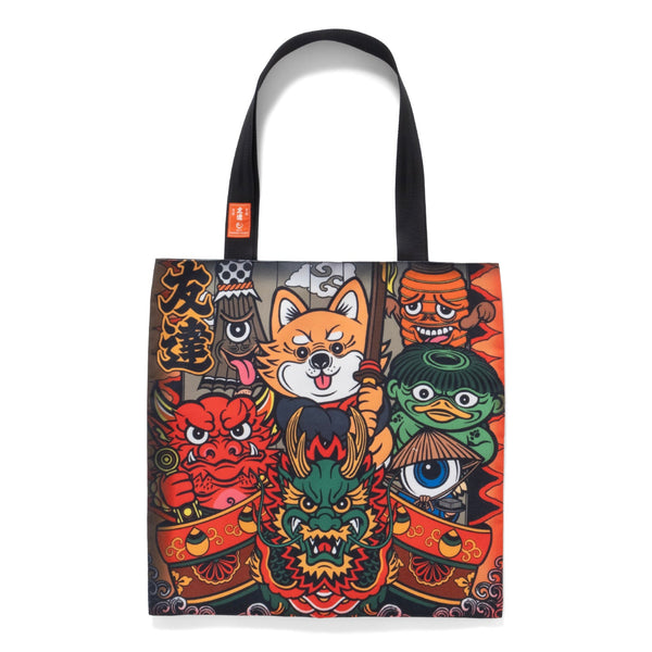 (EX566) Characters Graphic Big Tote Bag