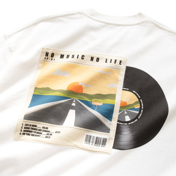 (ZT1375) Vinyl Cover Graphic Pocket Tee