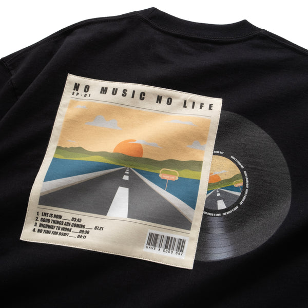 (ZT1375) Vinyl Cover Graphic Pocket Tee