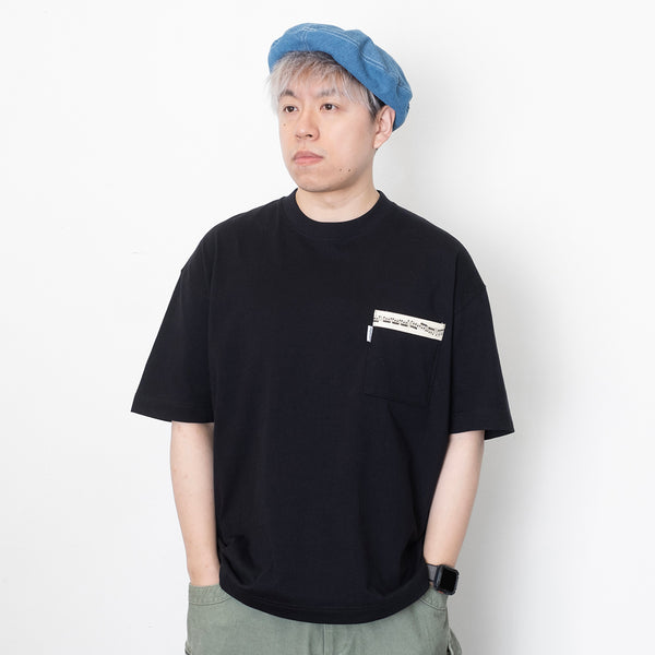 (ZT1375) Vinyl Cover Graphic Pocket Tee