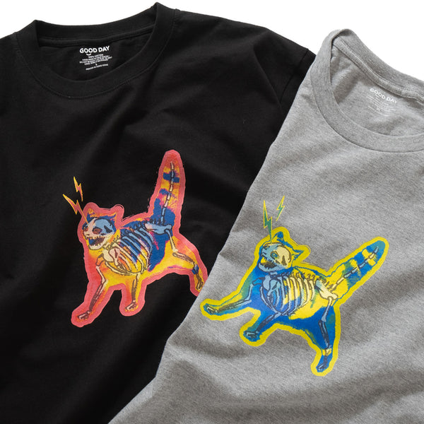 (ZT1161) CAT! SHOCK! Graphic Tee