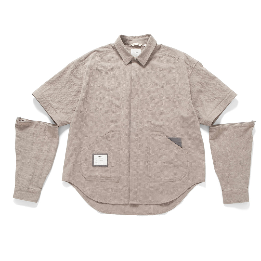 (ST444) 2 Ways Cool Touch Seersucker Shirt
