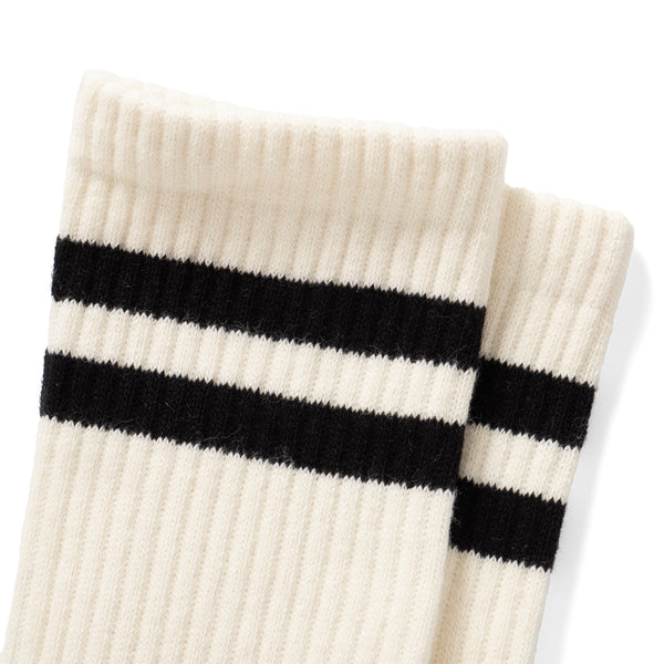 (ZA100) 2 Stripe Socks