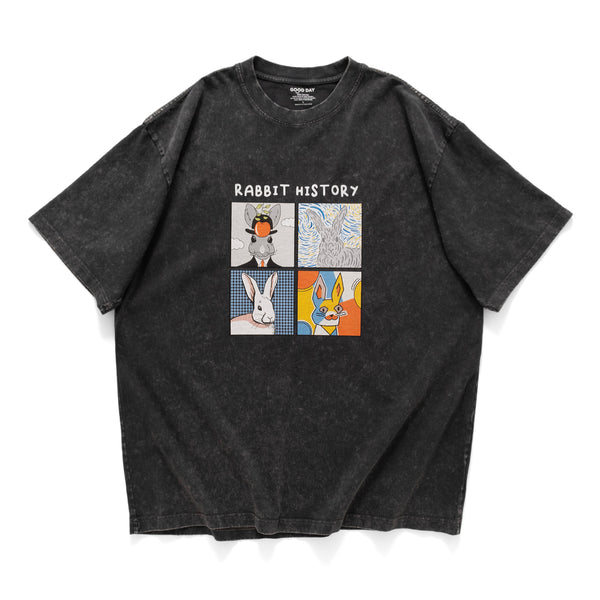 (ZT1380) Rabbit History Graphic Tee