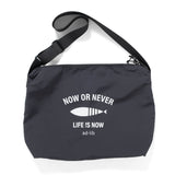 (BA524) 2 Face Logo Messenger Bag