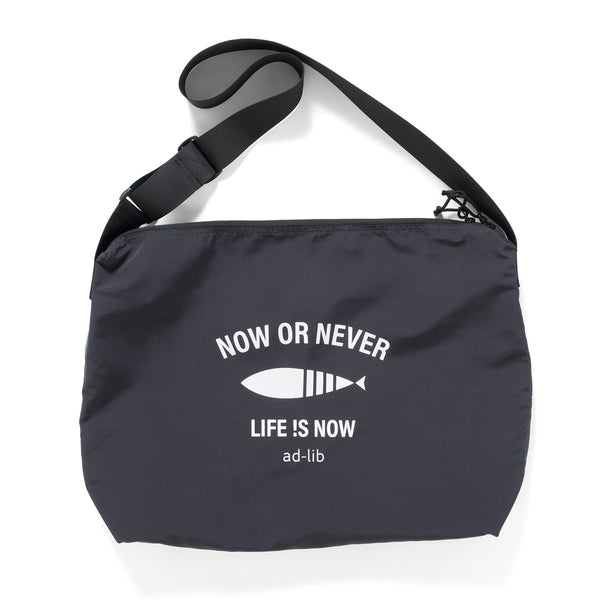 (BA524) 2 Face Logo Messenger Bag